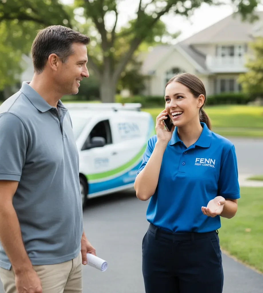 Fenn Pest Control customer support in Quebeck